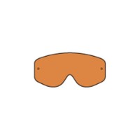 RACING GOGGLES SINGLE LENS ORANGE