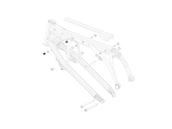 Schraube des Lenkanschalgs