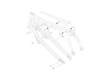 Vordere Rahmenbuchsenschraube der Sitzban