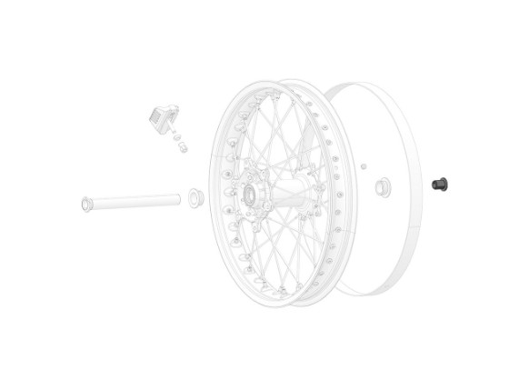 SMX1-FW-S-03, Mutter Radnabe hinten