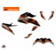 schwarz, orange