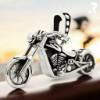 Chopper Bike Anhaenger Motorrad Kettenanhaenger Edelstahl Silber Rockyfy Bikerschmuck Motorradschmuck 03