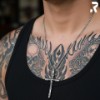 Elganter Kreuz Anhnger mit schwarzen Steinen rockiger Kreuzschmuck Rockyfy 06_1920x1920