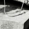 Erbsenkette Edelstahl Silber by Rockyfy Edelstahlschmuck Bikerschmuck duenne Edelstahl Halskette
