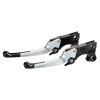 Ricks-Harley-Sportster-2004-2013-verstellbare-Brems-und-Kupplungshebel-silber-273751300784