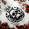 Rockyfy Totenkopf Kettenanhaenger mit Werkzeug Bikerschmuck Rockerschmuck rockiger Kettenanhaenger 03 (1)