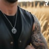 Rockyfy Totenkopf Kettenanhaenger mit Werkzeug Bikerschmuck Rockerschmuck rockiger Kettenanhaenger 06_1920x1920