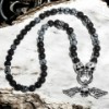 Rockyfy-Totenkopfkette-Totenkopfanhaenger-Maenner-Frauen-Halsketten-Ketten-Bikerschmuck-Rockerschmuck-Steinperlen-Rock Rebel 05