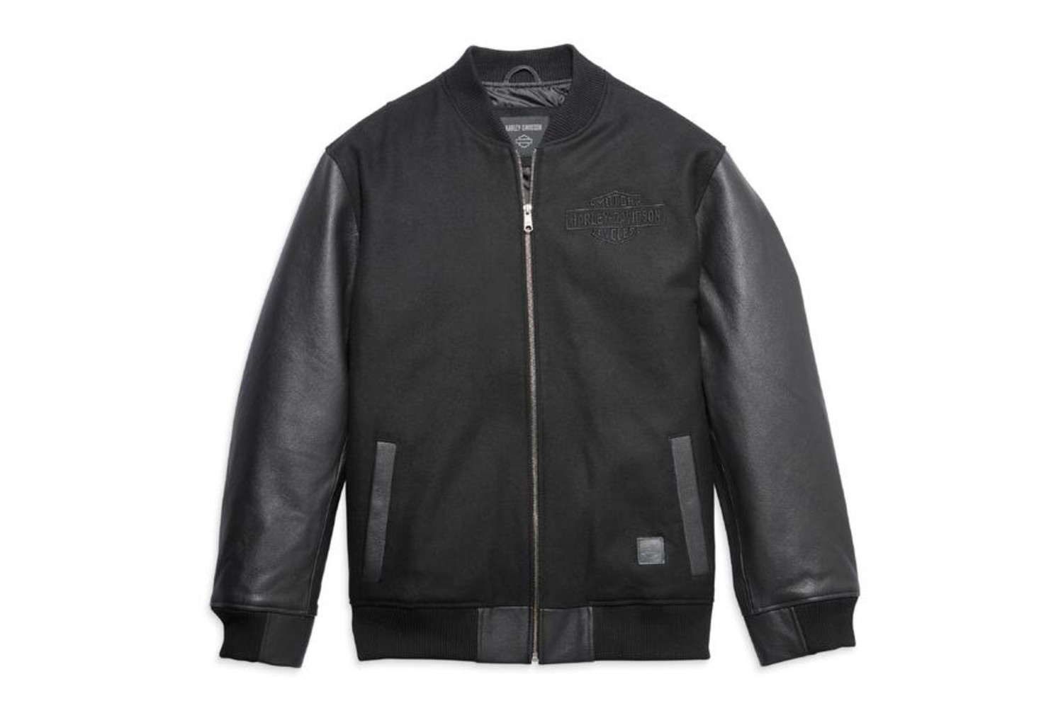 Varsity Jacke Herren Slim Fit - College Baseball Bomberjacke Aus Baumwolle