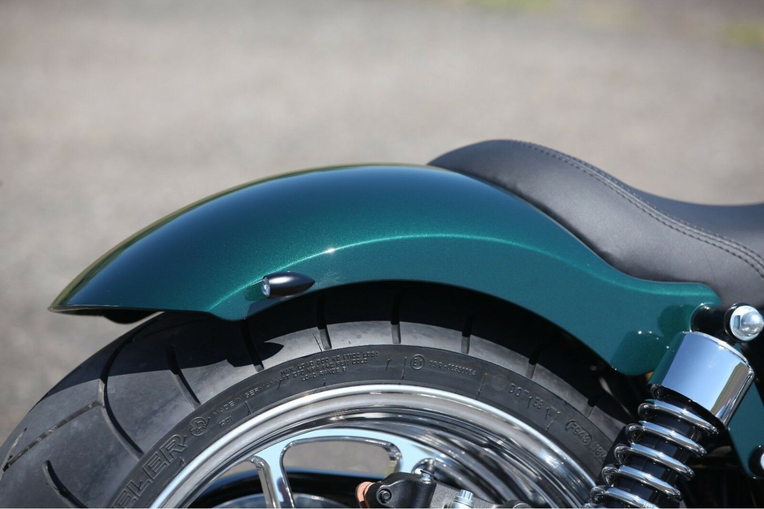 Fender Schutzblech 200mm Stahlfender 1,5mm Stahl Rund Für Harley Davidson Custom
