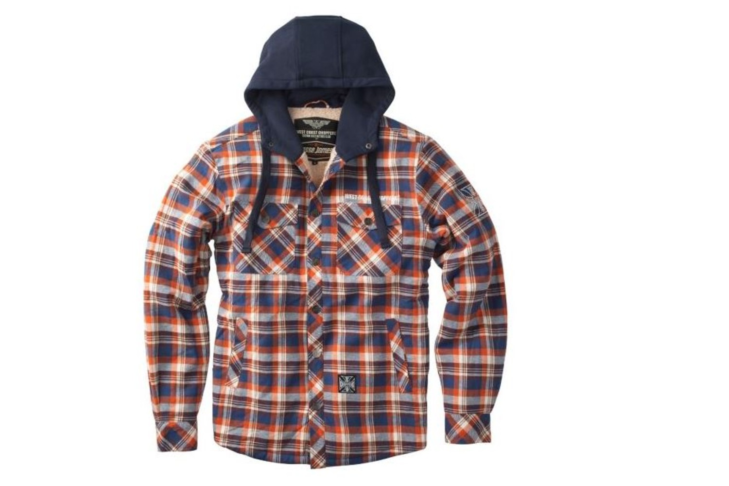 sherpa lined flannel shacket