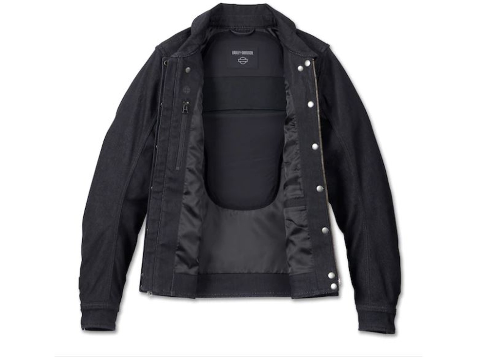 ハーレー トラッカージャケット Harley-Davidson Women's Motorcycle Jacket Chisel Denim