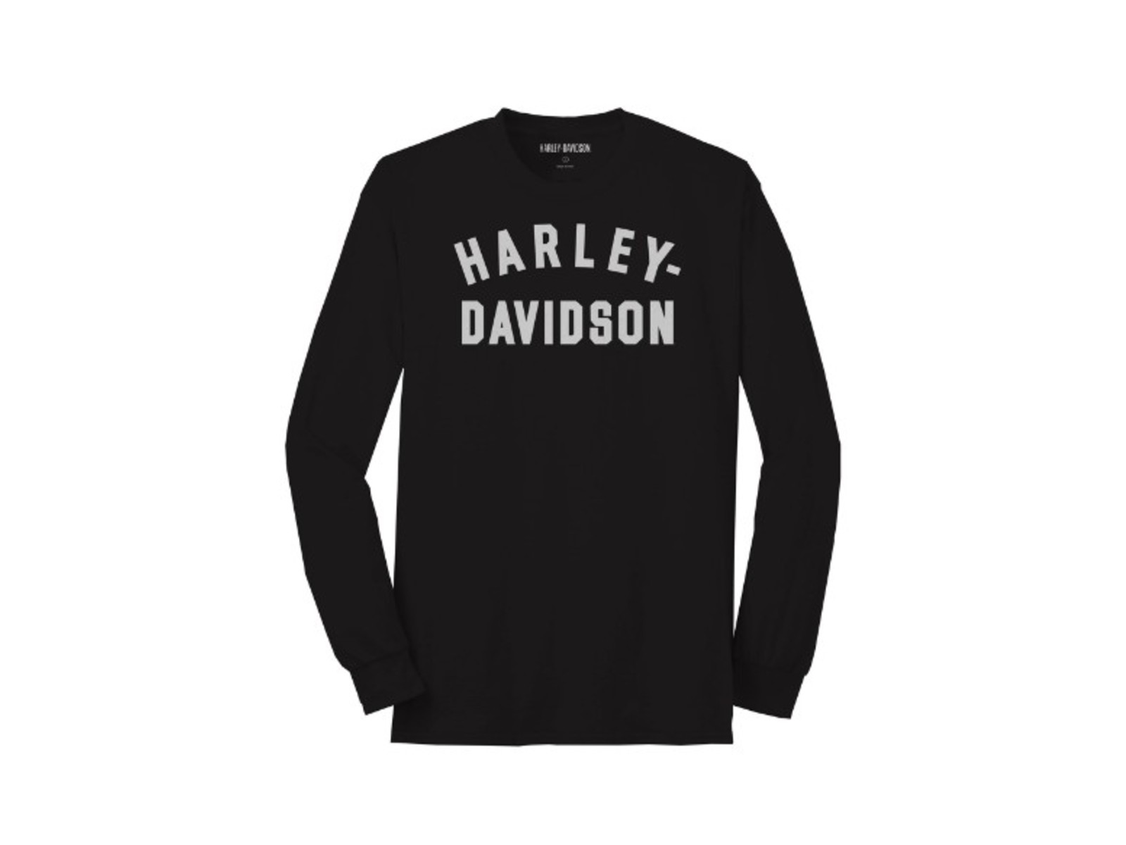 Harley-Davidson ピエロ ロンT 袖プリ ブラック L Harley-Davidson Men's Longsleeve 