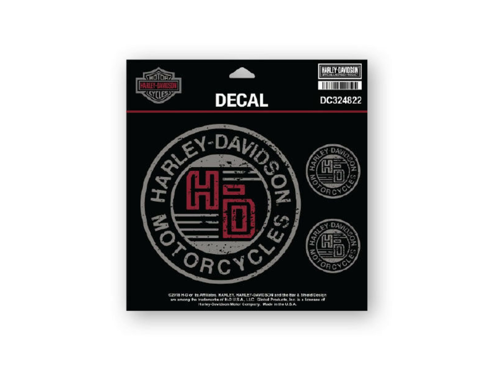 Harley-Davidson Decal/Aufkleber FORGED CIRCLE DC324822
