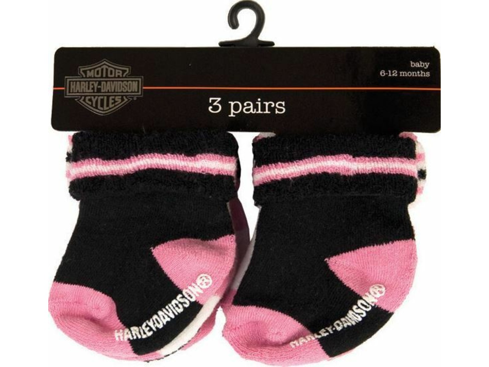 HarleyDavidson children's socks 612 months set of 3 SGIS9