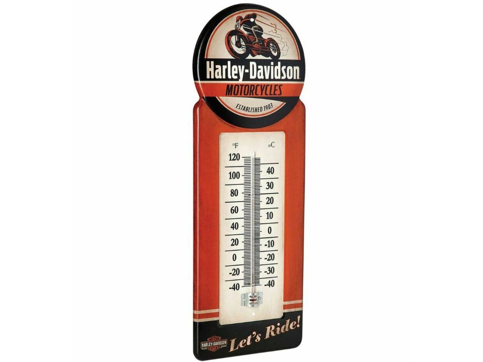 HarleyDavidson Motorcycles Thermometer HDL10098 Vintage Outdoor Indoor