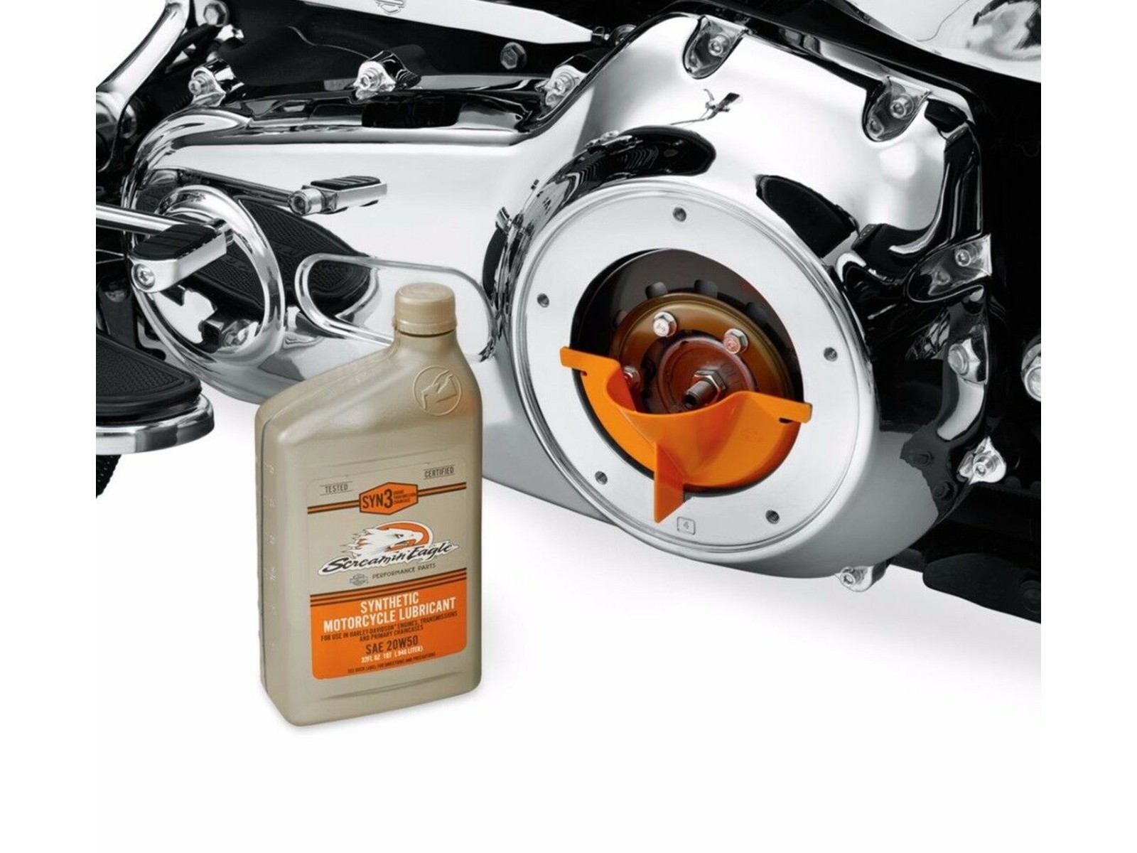 HarleyDavidson primary oil funnel Evolution 1340 Twincam