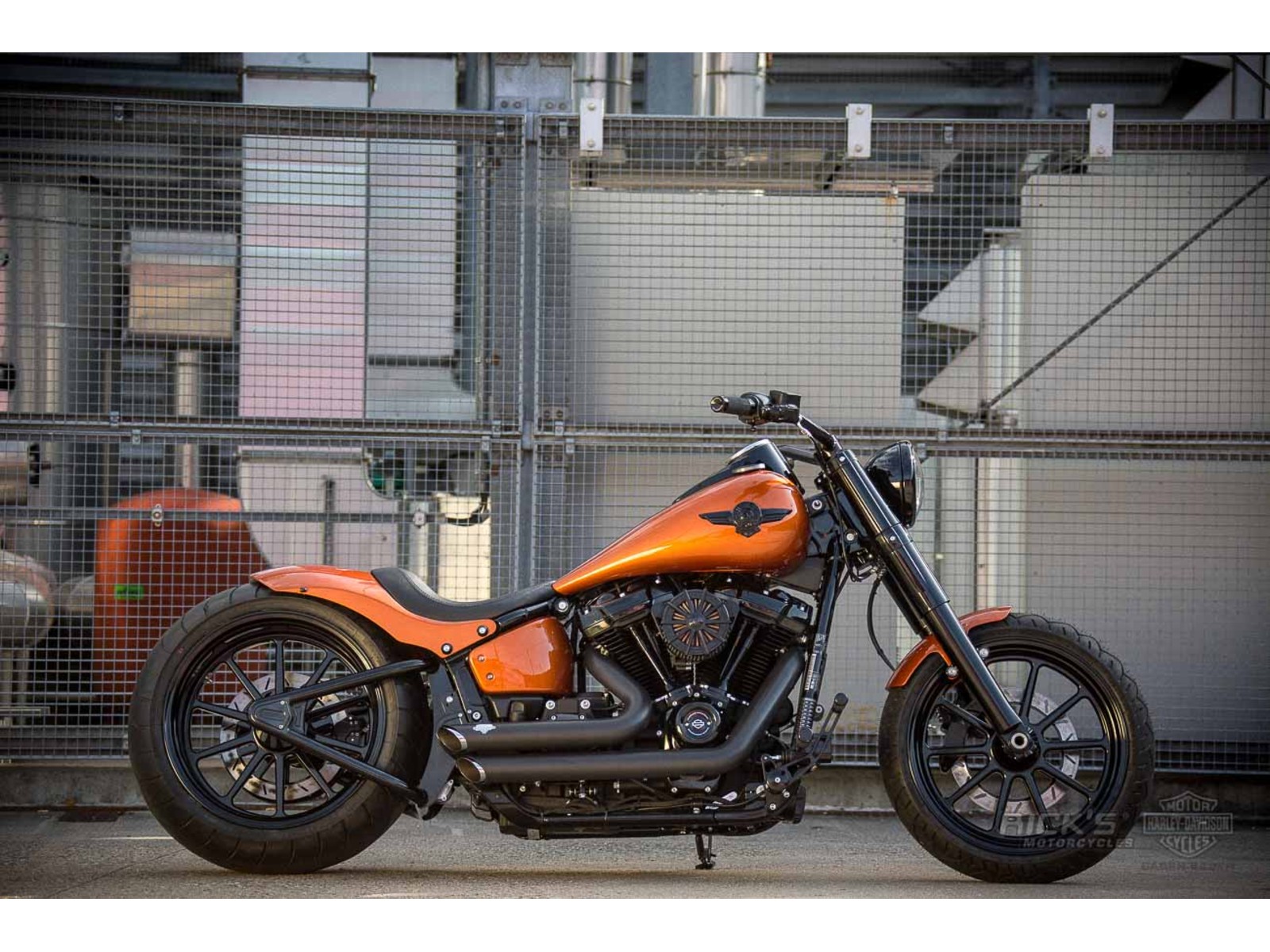 Harley Davidson V Rod Orange By Ricks Motorcycles V Rod Fuel Tank Sale