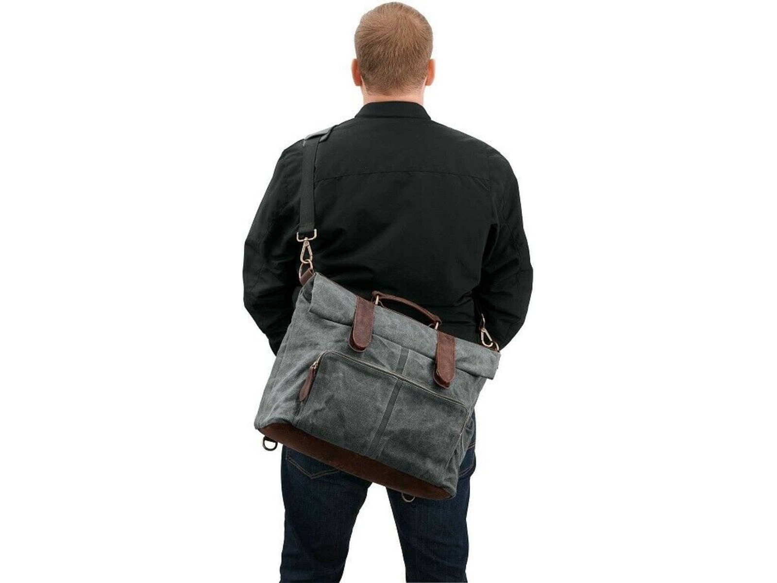 HarleyDavidson Original Waxed Canvas Messenger & Sissy Bar