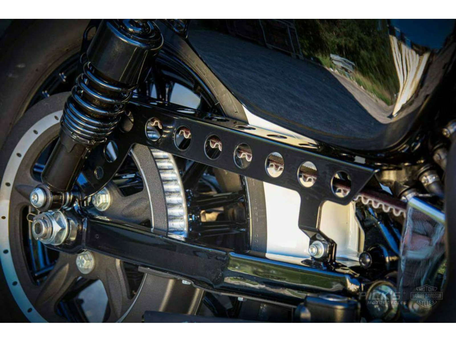 Sportster belt outlet guard