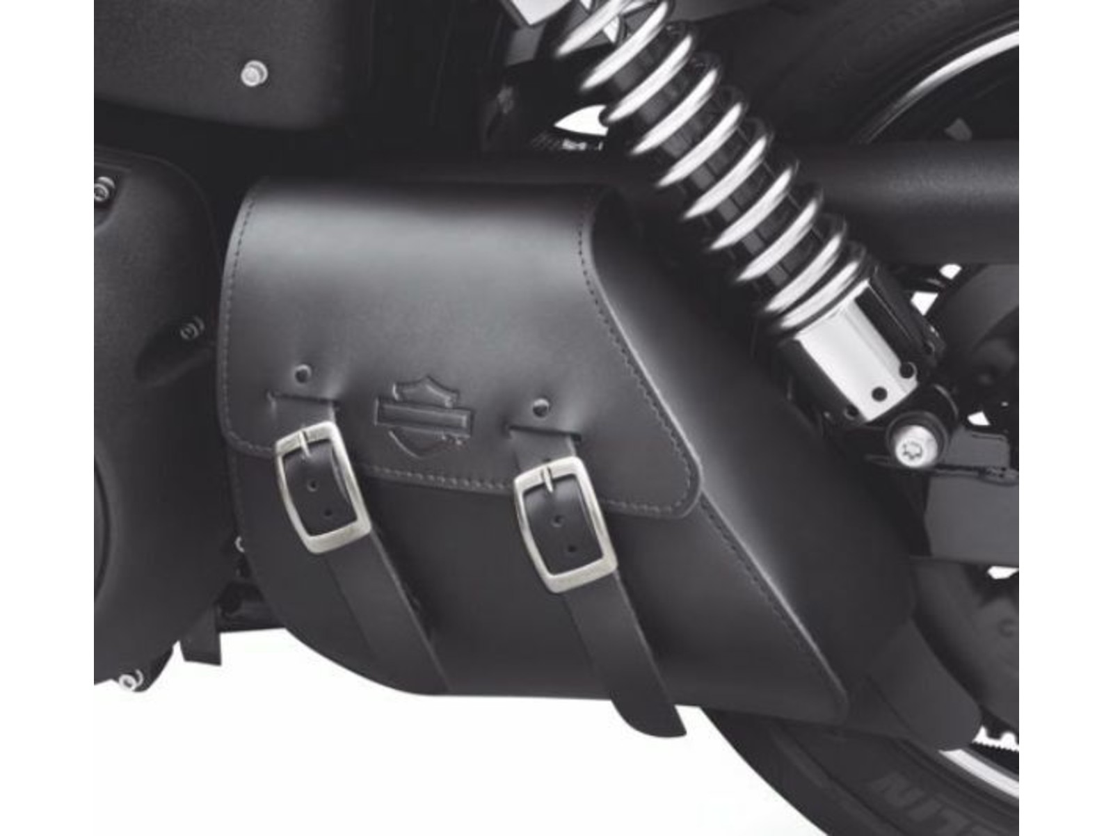 sportster swingarm bag with passenger pegs