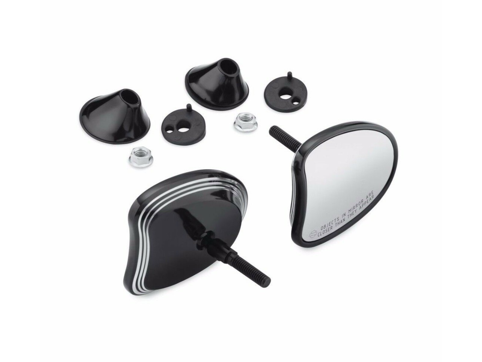 Touring Edge Cut Tapered Fairing Mount Mirrors Left Right 56000099a