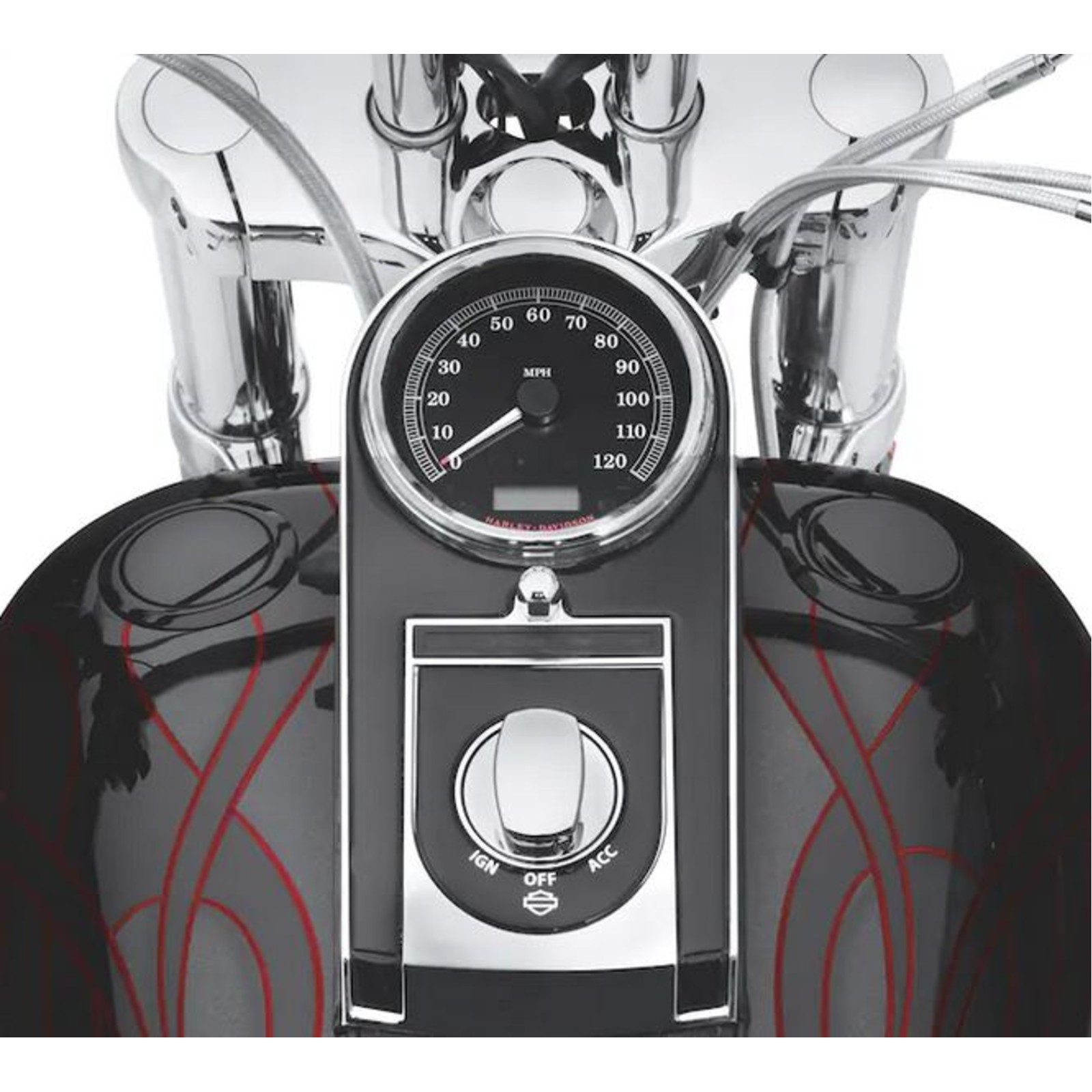 Flush-Mount Fuel Cap and Gauge Kit HD 75027-08D