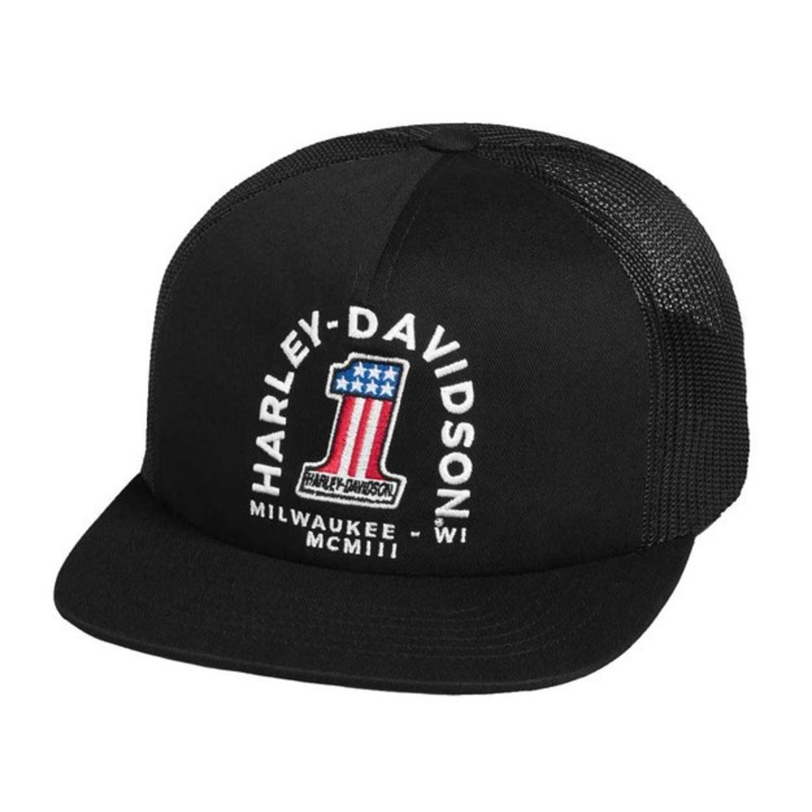 Harley Davidson #1 Trucker Baseball Cap