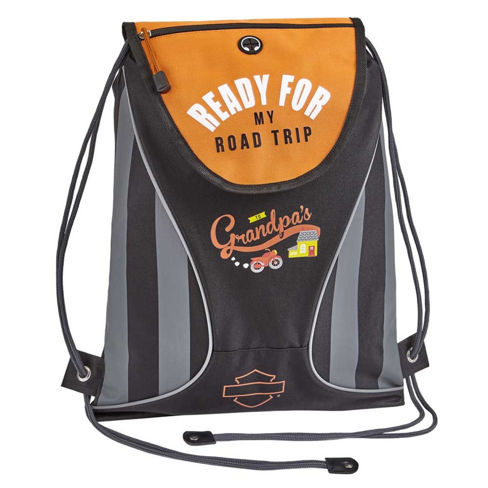 Harley davidson drawstring backpack online