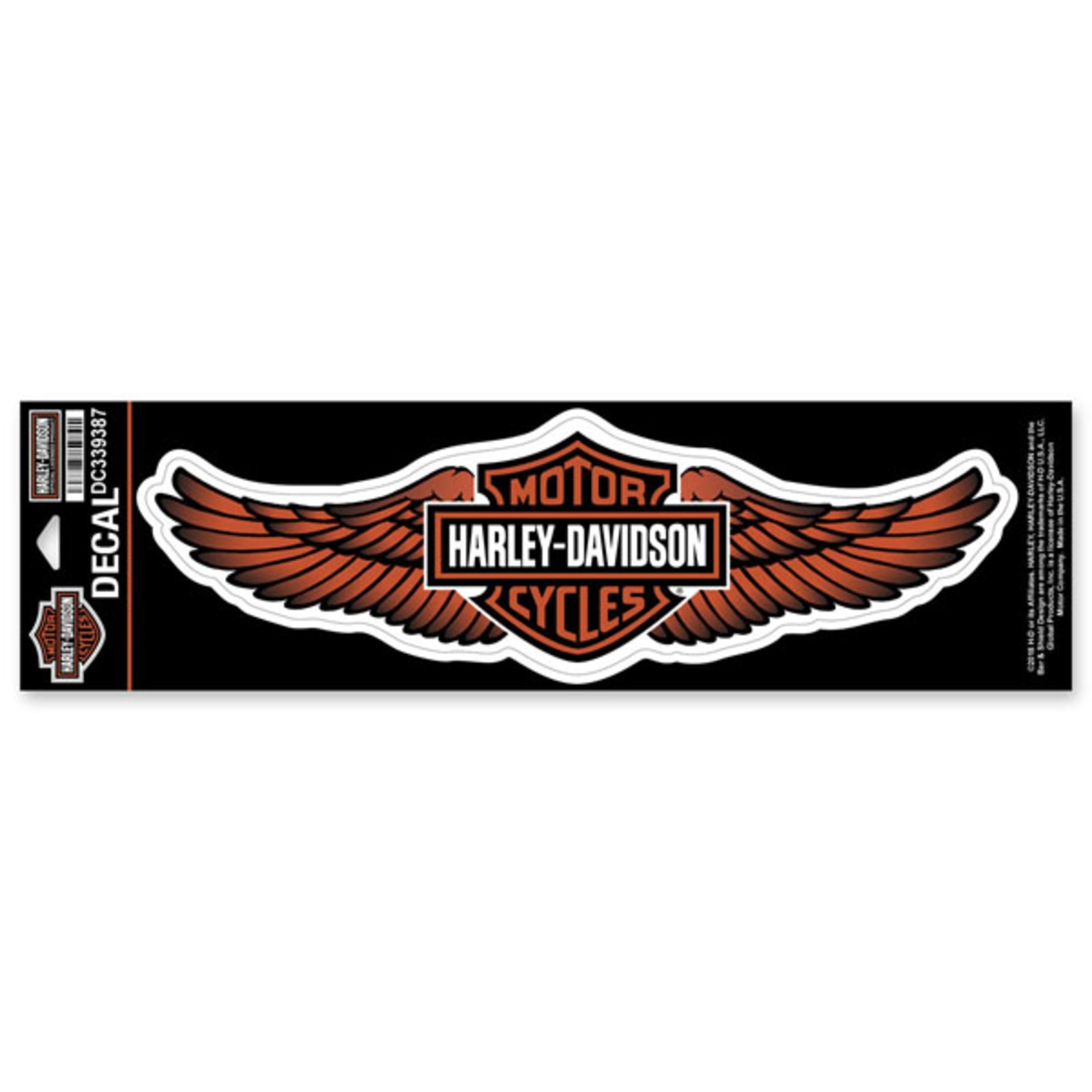 Harley Davidson Aufkleber/ Modell Bar & Shield Eagle 14,5 cm x 11,4 cm für Innen 