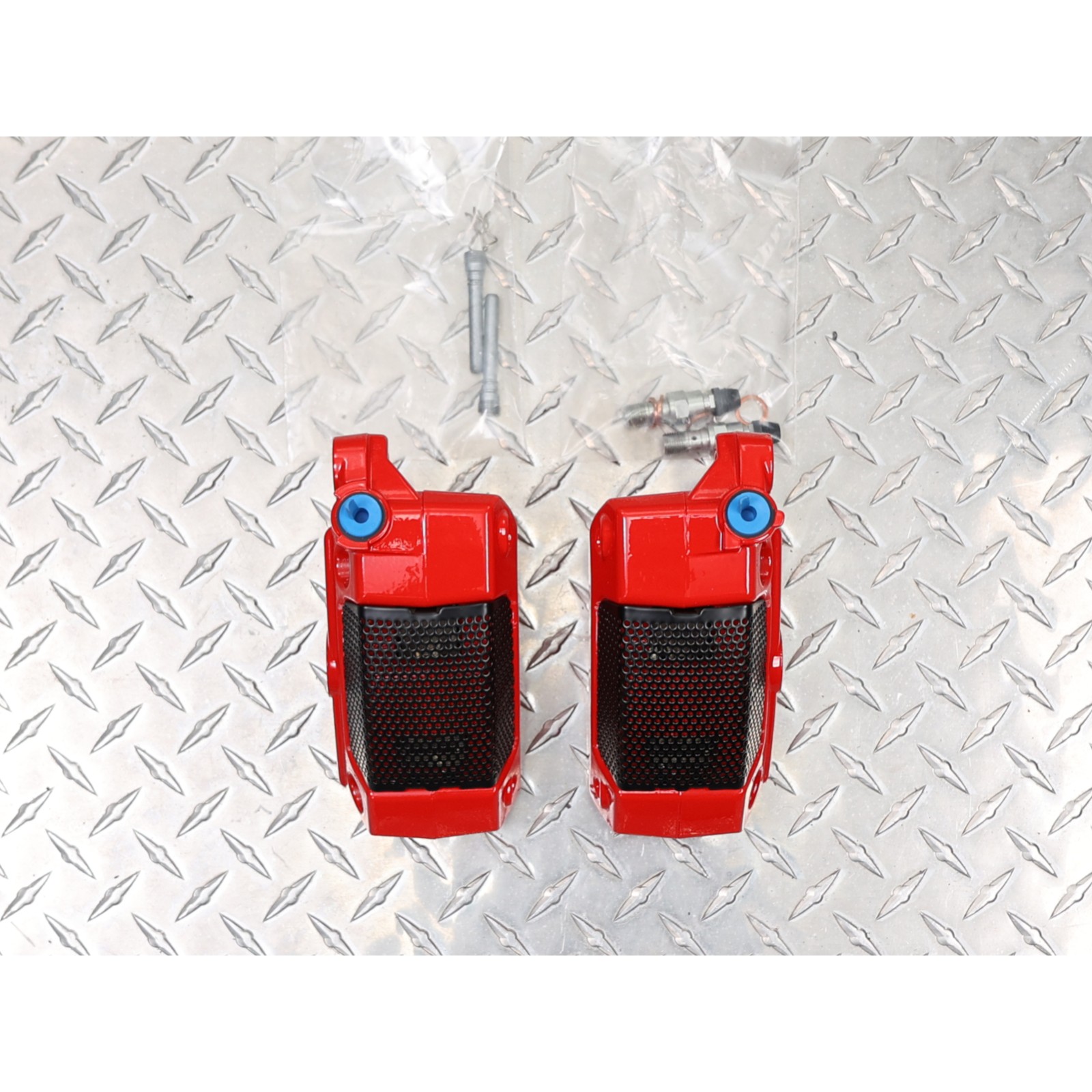 Touring Front Brake Caliper Kit - Dual Discs Red