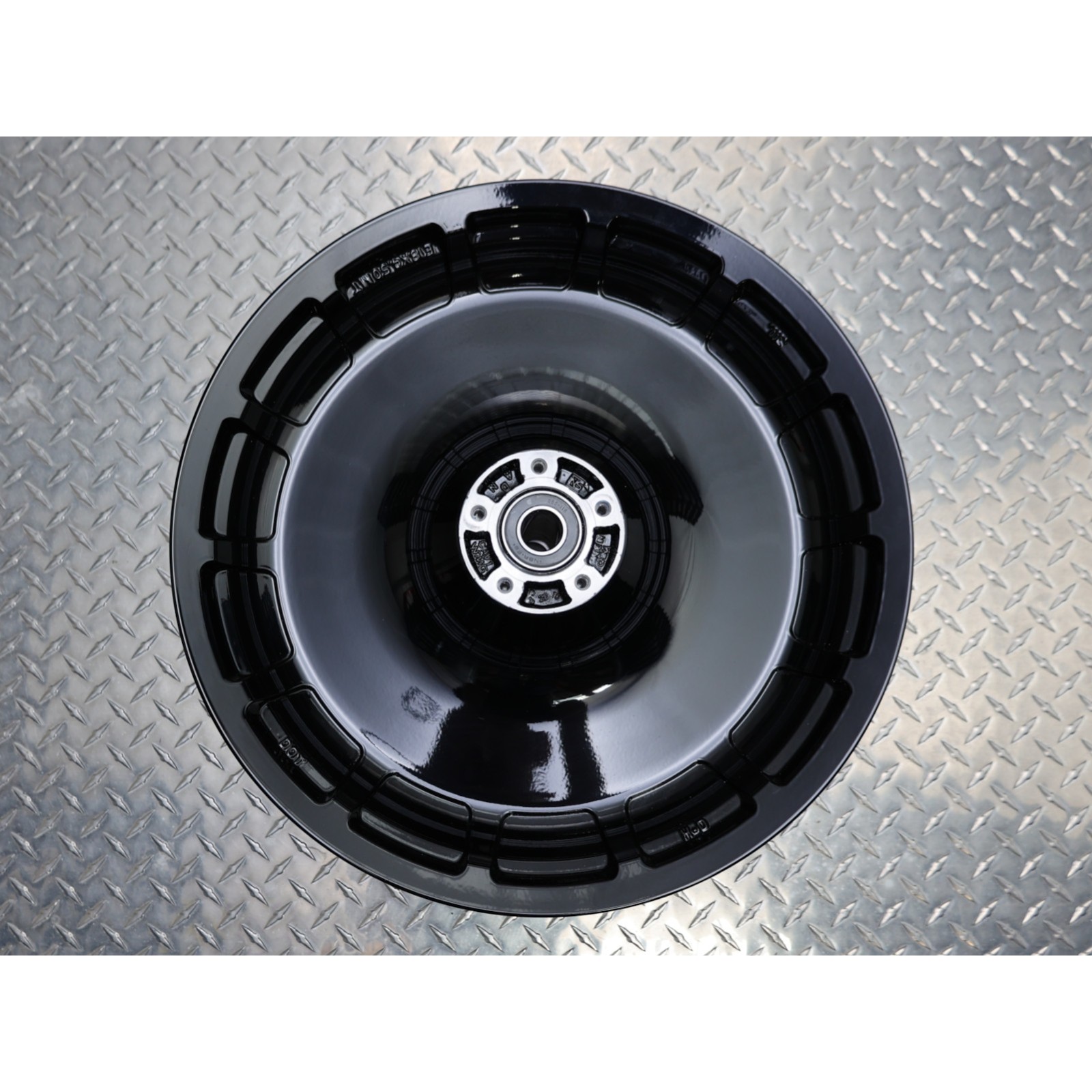 Fat Box Rim Fat Boy Rim Front Wheel Black Gloss Coated