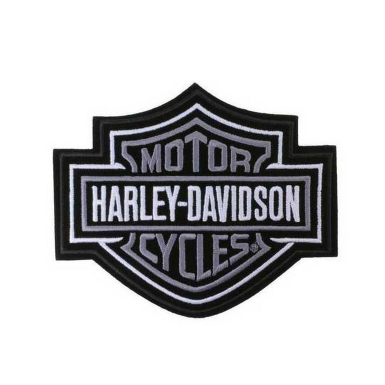 Harley-Davidson Patch Aufnäher Bar Shield EMB349303 aus 2005  15,5 cm 