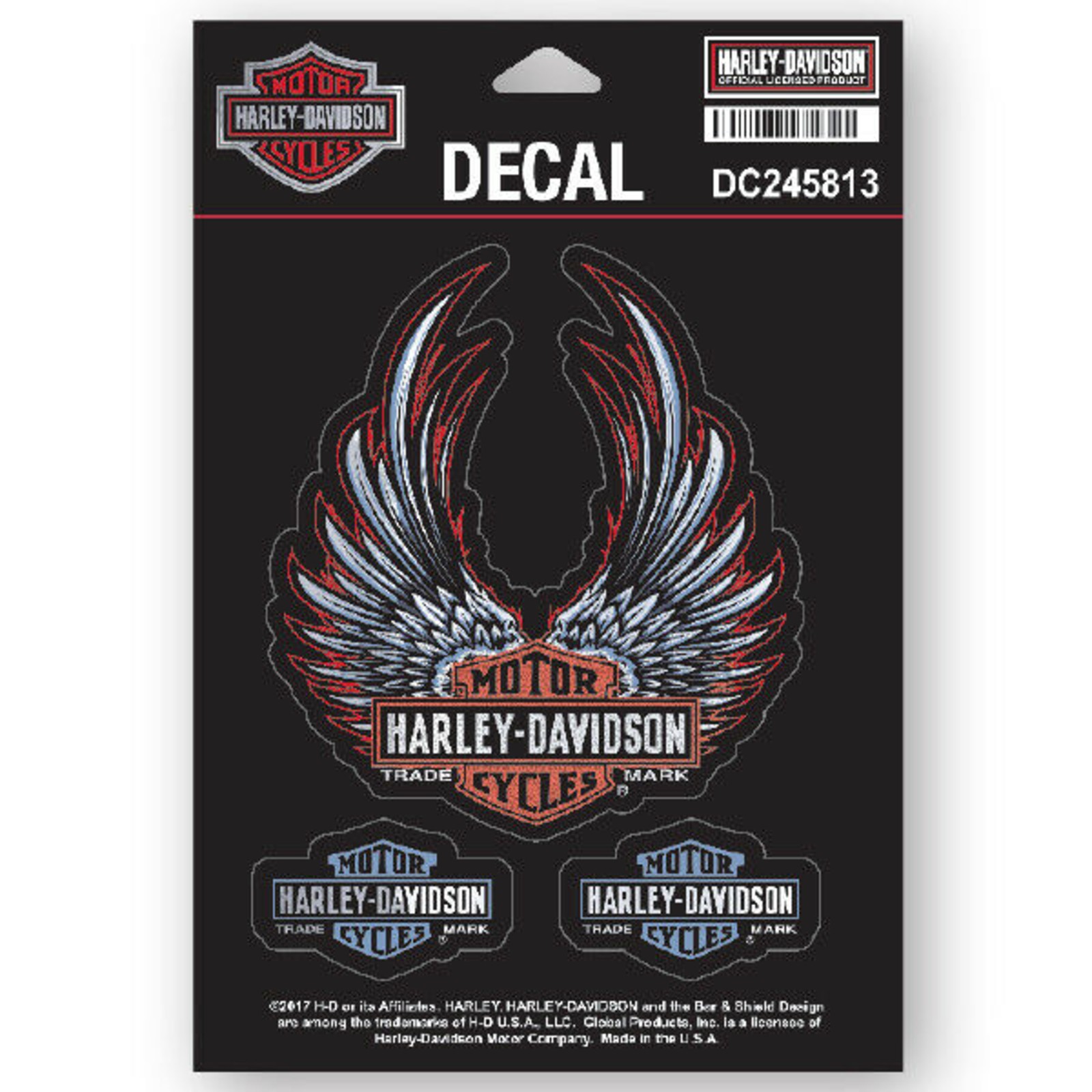 Harley Davidson Aufkleber Autoaufkleber Sticker Decals  24 x 18cm oder größer 