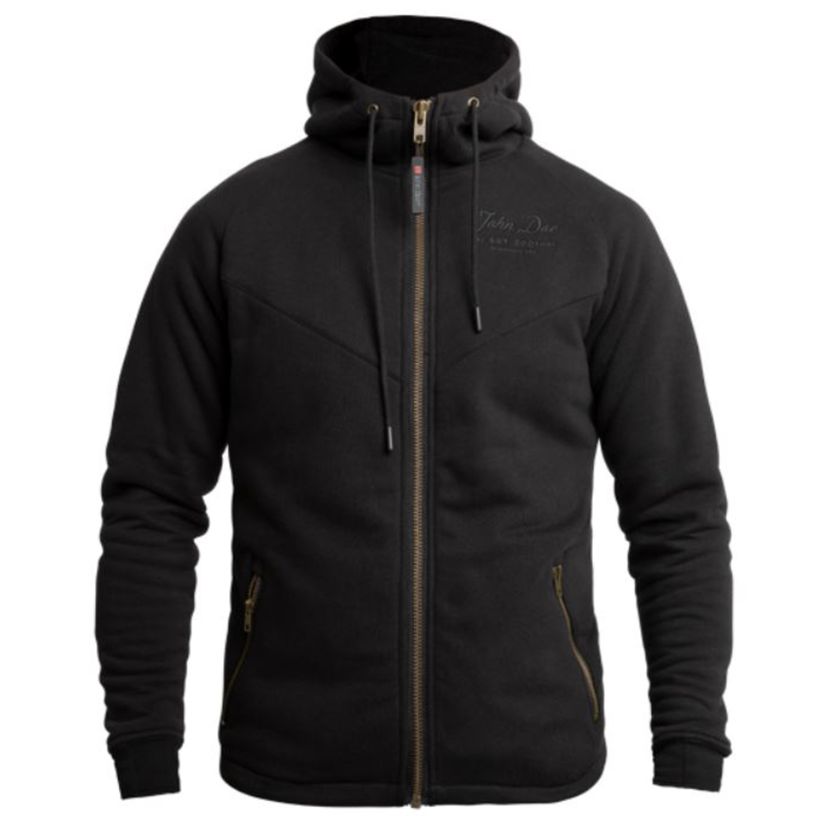 josemoon TWILL BONDING HOODIE JACKET 黒 JOSEMOON/ジョゼムーン】ZIPUP HOODIE/ジップアップフーディー