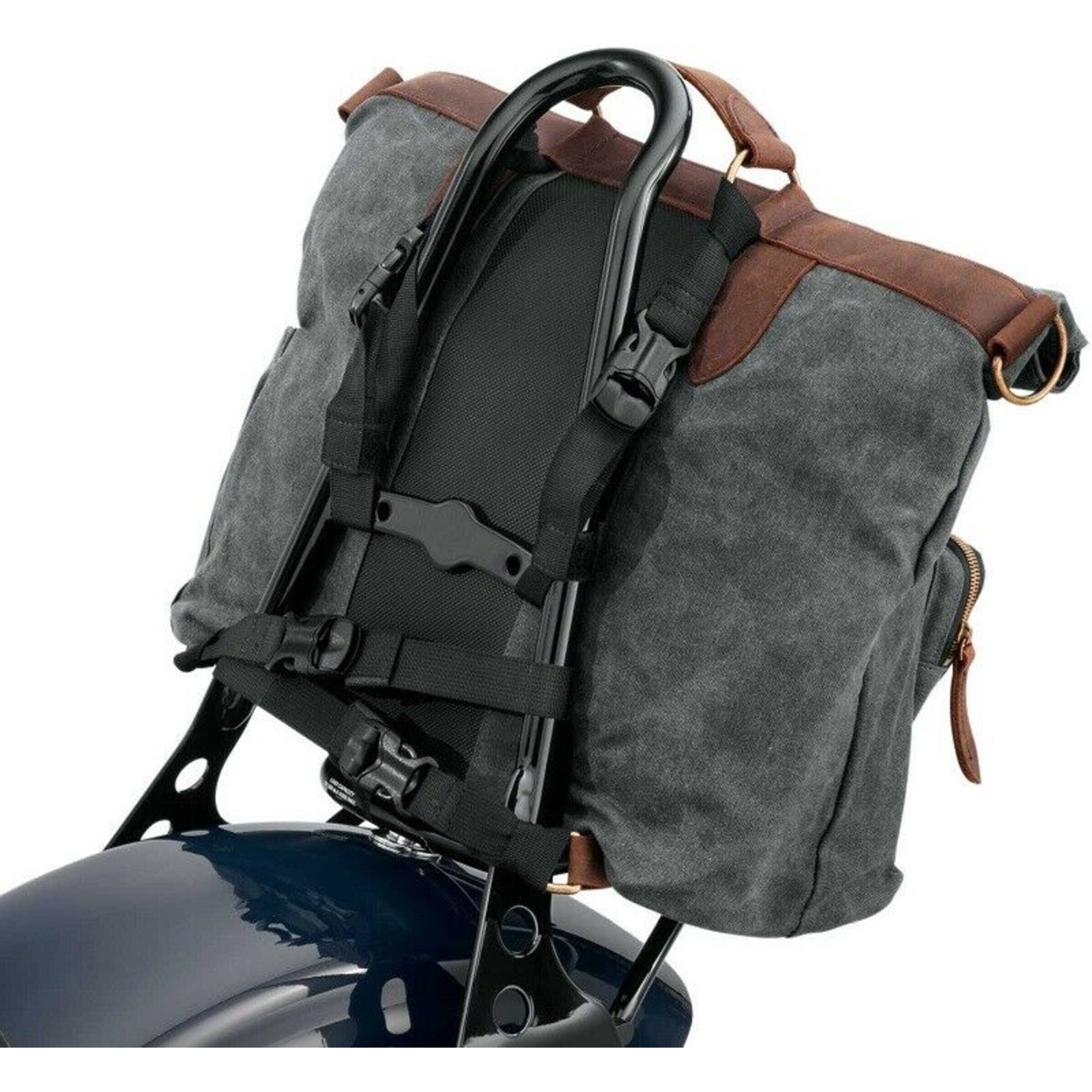 Harley-Davidson Original Waxed Canvas Messenger & Sissy Bar