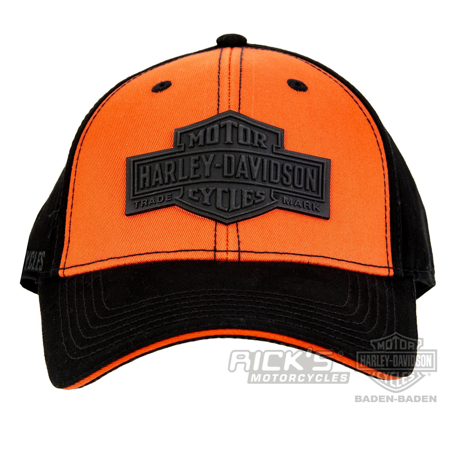 Harley-Davidson Dealer Baseball - Cap Long B&S BCC31264