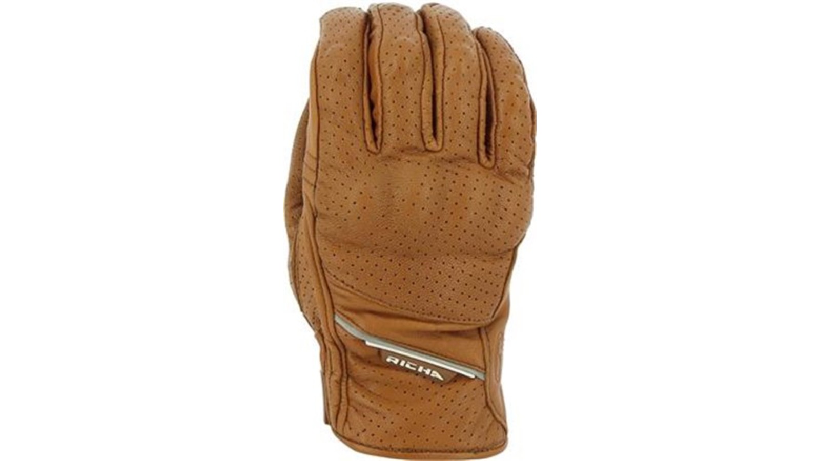 Richa Torsion Motorradhandschuhe Herren – Aus Ziegenleder Mit Knöchelschutz, Air Guard Mesh, Weiß, Verschiedene Größen