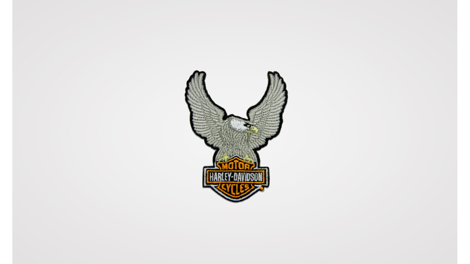 Harley-Davidson Reflective Sew-On Patch With Stacked Ghana