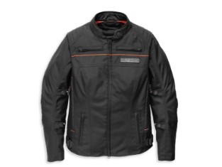 Men's Biker jacket in padded cotton with bands | Multicolor