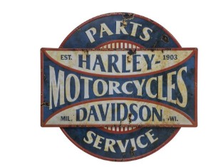 Panneau Lumineux LED Harley-Davidson BAR & SHIELD – HDL-15519 – 46x46 Cm, Alimenté Sur Piles