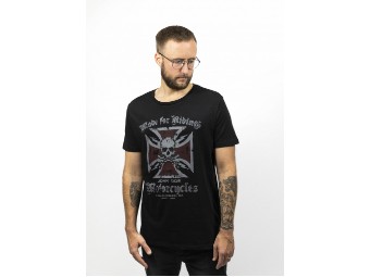 Men's T-Shirt "Cross" JDS6002 Black Size L and XL