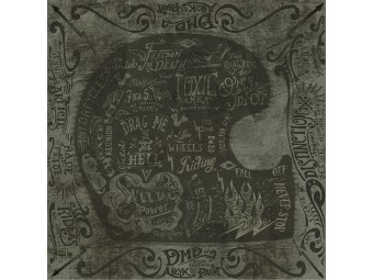 Square Scarf "Engine" 135x135 cm