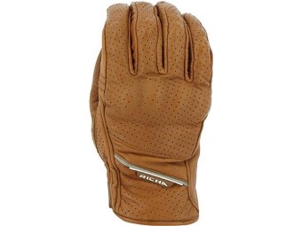 Cruiser Perforated Gloves Men Black Leather 5CRH-840