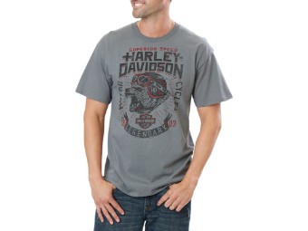 Ricks Harley-Davidson "Defiant Rangers" Dealer Herren T-Shirt 5L33-HH37 Tee
