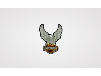 Harley-Davidson Patch "Silver Eagle Bar&Shield" 8011598