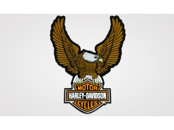 Harley-Davidson Patch "Brown Eagle Bar&Shield" 8011628