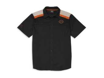 Men's Shirt Bar & Shield Colorblock 96042-22VM breathable