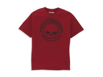 Herren T-Shirt "Willie G (TM) Skull" 96271-22VM