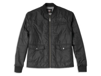 Harley-Davidson Convertible Quilted Jacket, removable Sleeves Herren